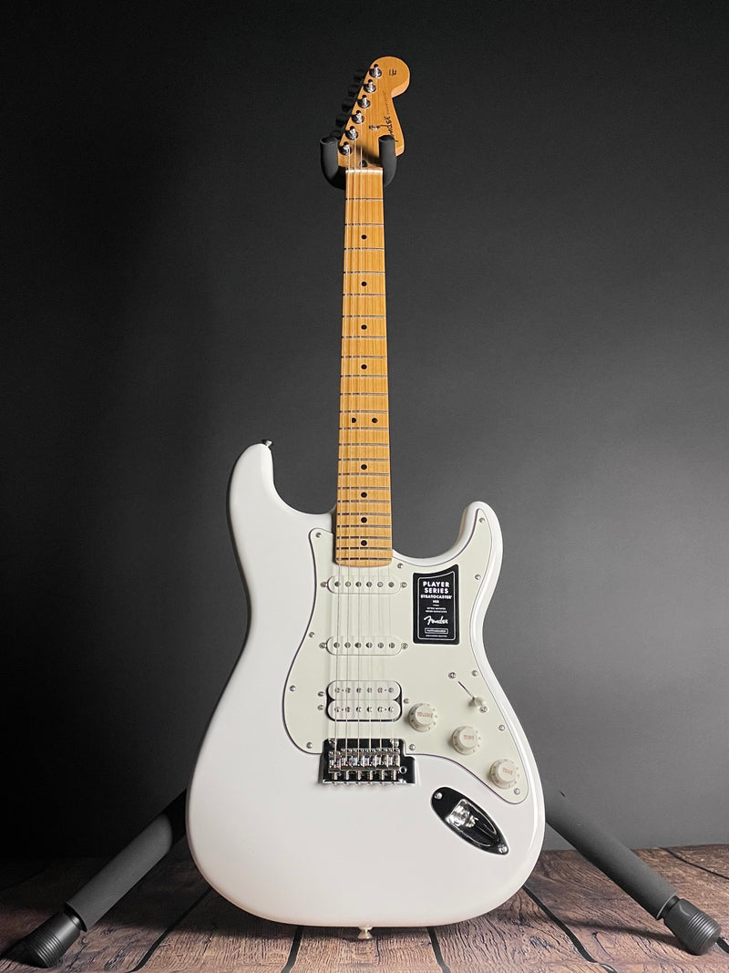 Fender Player Stratocaster HSS, Maple Fingerboard- Polar White (MX21264793) - Metronome Music Inc.