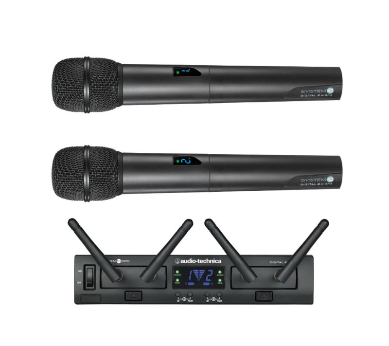 Audio-Technica ATW-1322 System 10 PRO Wireless Dynamic Handheld Microphone System - Metronome Music Inc.