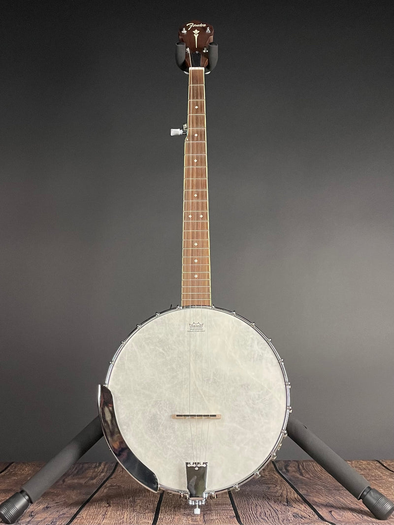 Fender PB-180E Banjo, Walnut Fingerboard- Natural - Metronome Music Inc.