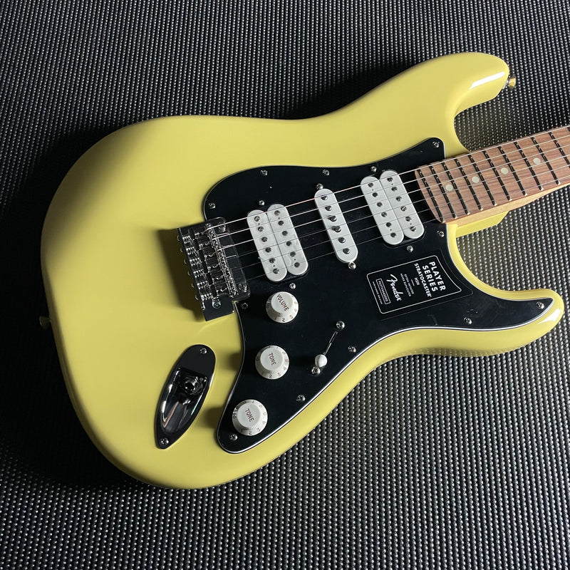 Fender Player Stratocaster HSH, Pau Ferro Fingerboard- Buttercream (MX21256090) - Metronome Music Inc.
