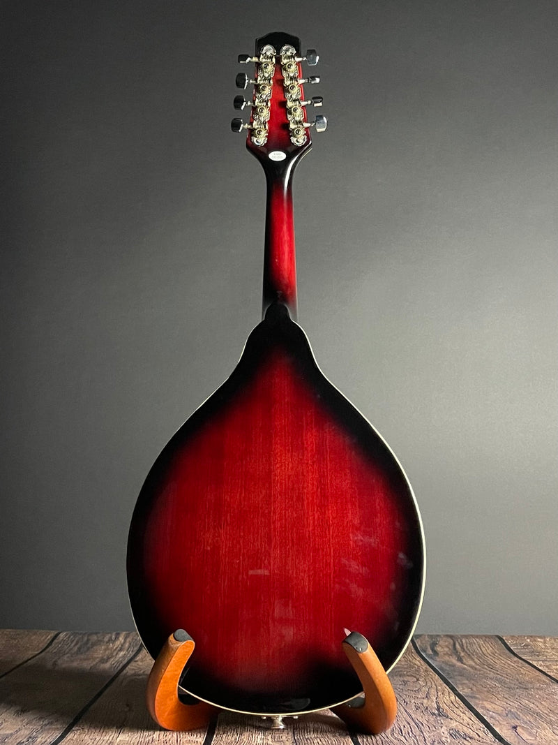 Stagg M50E A-Style Mandolin with Pickup- Redburst
