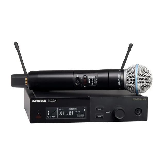 Shure SLXD24/B58 Wireless System with Beta 58A Handheld Transmitter