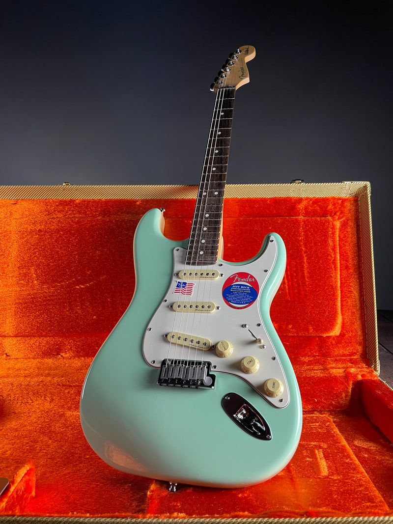 Fender Jeff Beck Stratocaster, Rosewood- Surf Green (US23112480) - Metronome Music Inc.