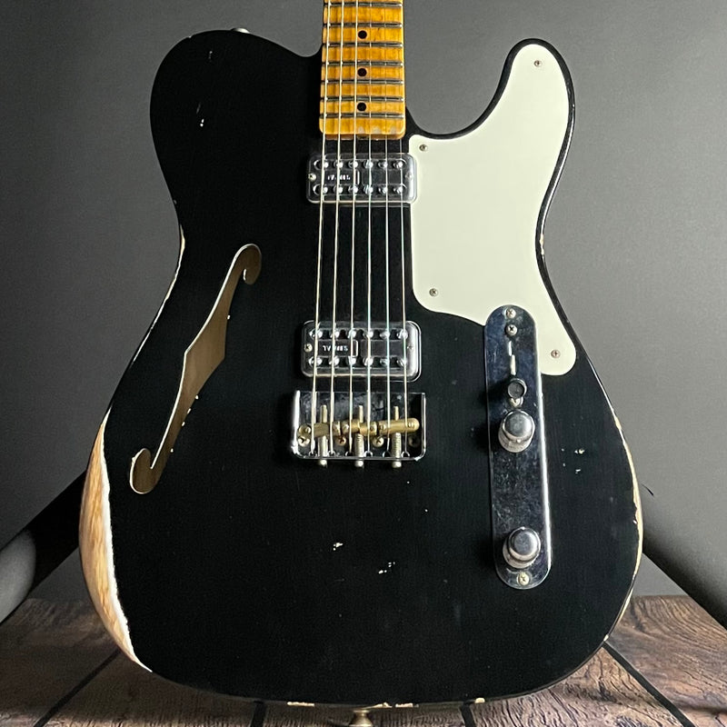 Fender Custom Shop LTD Caballo Tono Ligero, Relic- Aged Black (6lbs 9oz) - Metronome Music Inc.