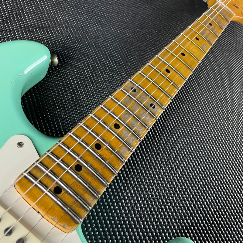 Fender Custom Shop LTD Fat 50's Stratocaster, Relic- Super Faded Aged Sea Foam Green (7lbs 9oz) - Metronome Music Inc.