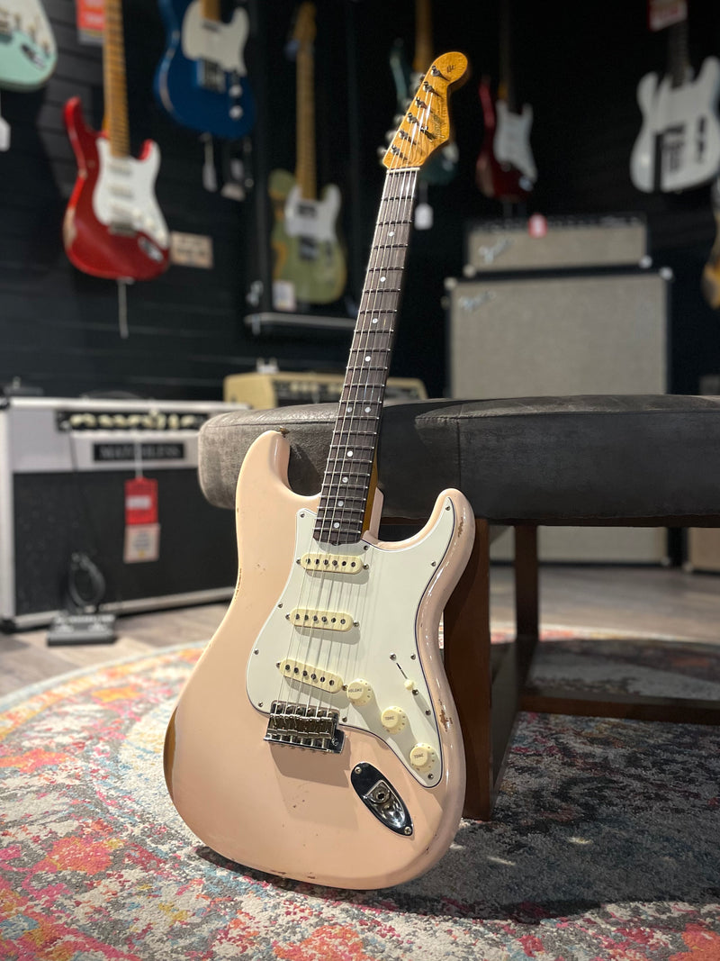 Fender Custom Shop LTD 1964 Stratocaster, Relic- Super Faded, Aged Shell Pink (SOLD) - Metronome Music Inc.