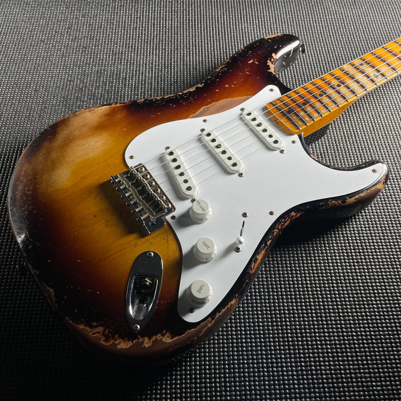 Fender Custom Shop LTD 70th Anniversary 1954 Stratocaster- Wide-Fade 2-Color Sunburst (7lbs 8oz) - Metronome Music Inc.