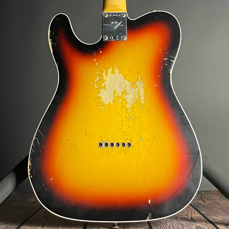 Fender Custom Shop 1965 Telecaster Custom, Heavy Relic- Faded 3-Color Sunburst (7lbs 8oz) - Metronome Music Inc.