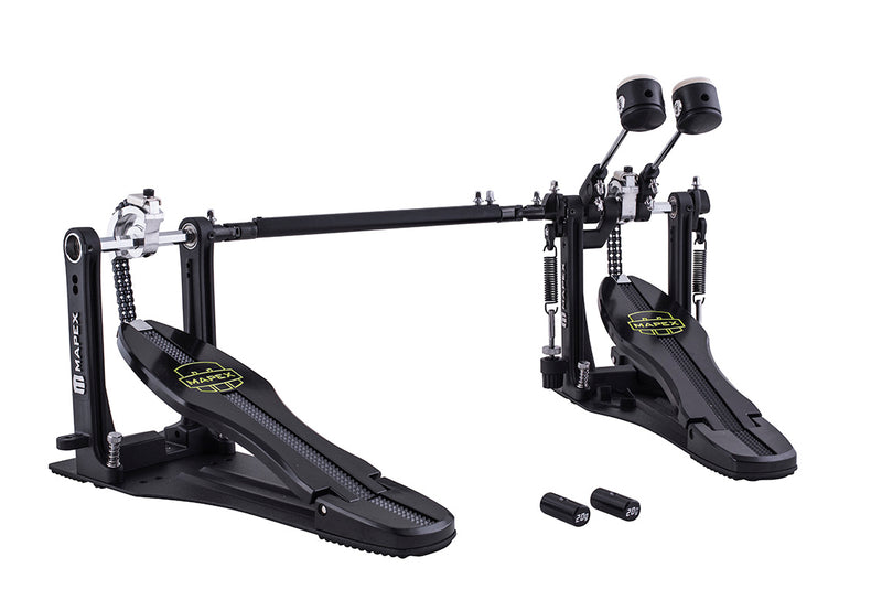Mapex Armory Response Drive Double Pedal Double Chain w/Falcon Beater and Weights - Metronome Music Inc.