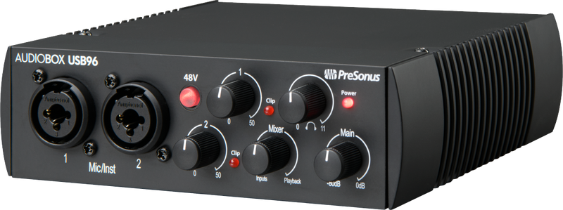 PreSonus AudioBox USB 96K 25th Anniversary, Black - Metronome Music Inc.