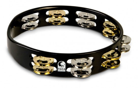 Toca ColorSound Tambourine 10 Black Metronome Music Inc
