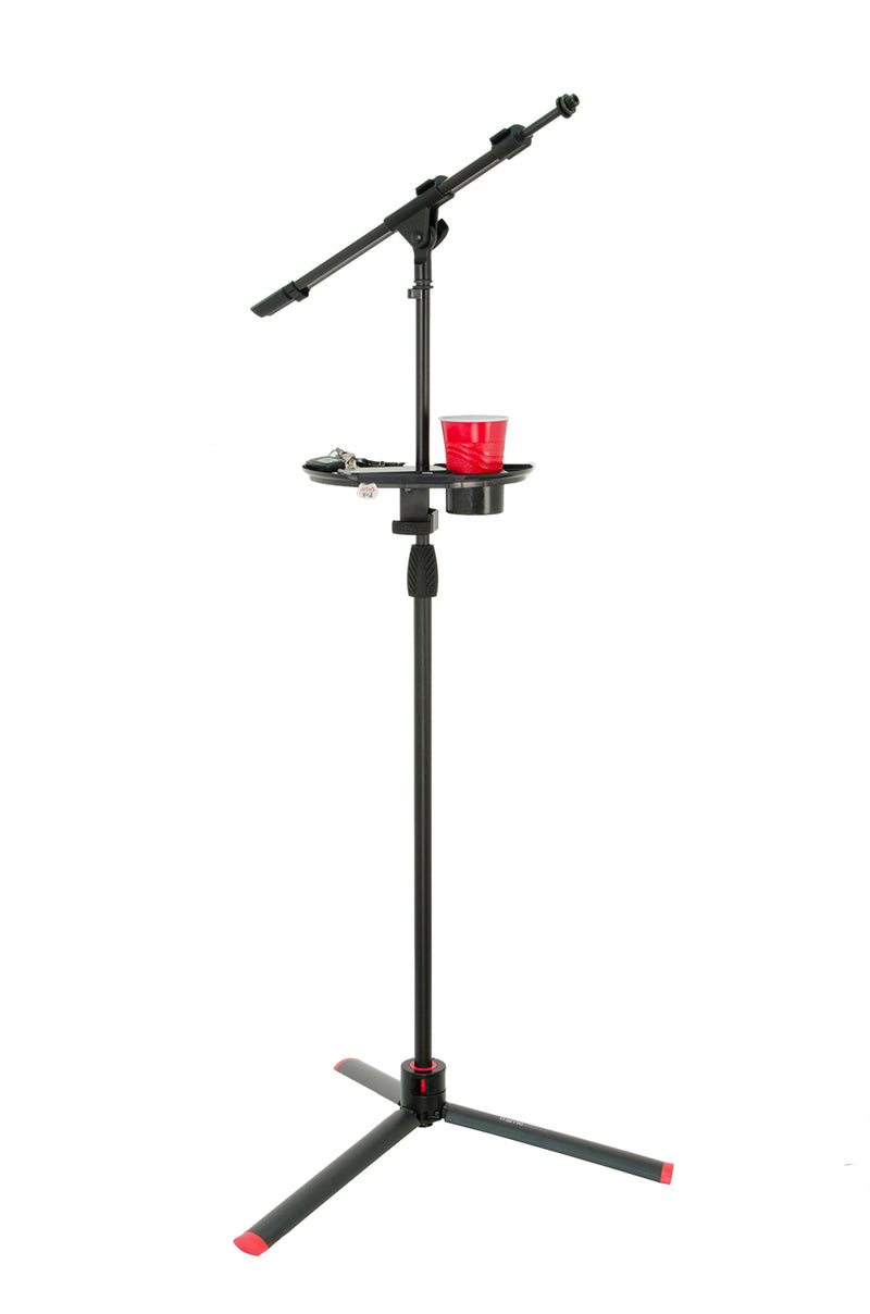 Gator Frameworks Mic Stand Accessory Tray with Drink Holder - Metronome Music Inc.