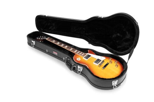 Gator Hard-Shell Wood Case for Single-Cutaway Guitars such as Gibson Les Paul - Metronome Music Inc.