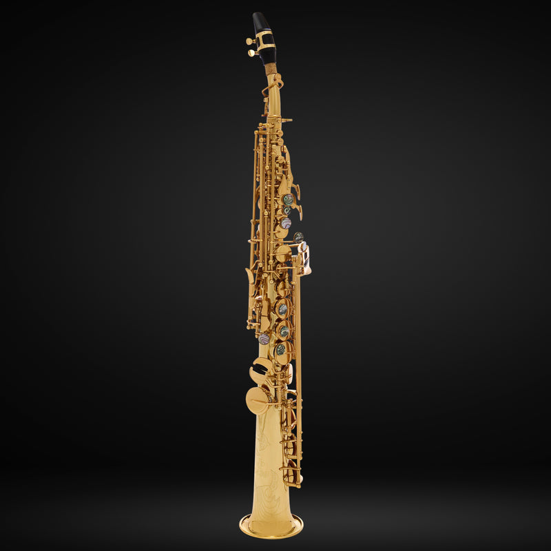 John Packer JP043G Bb Soprano Saxophone, Gold - Metronome Music Inc.