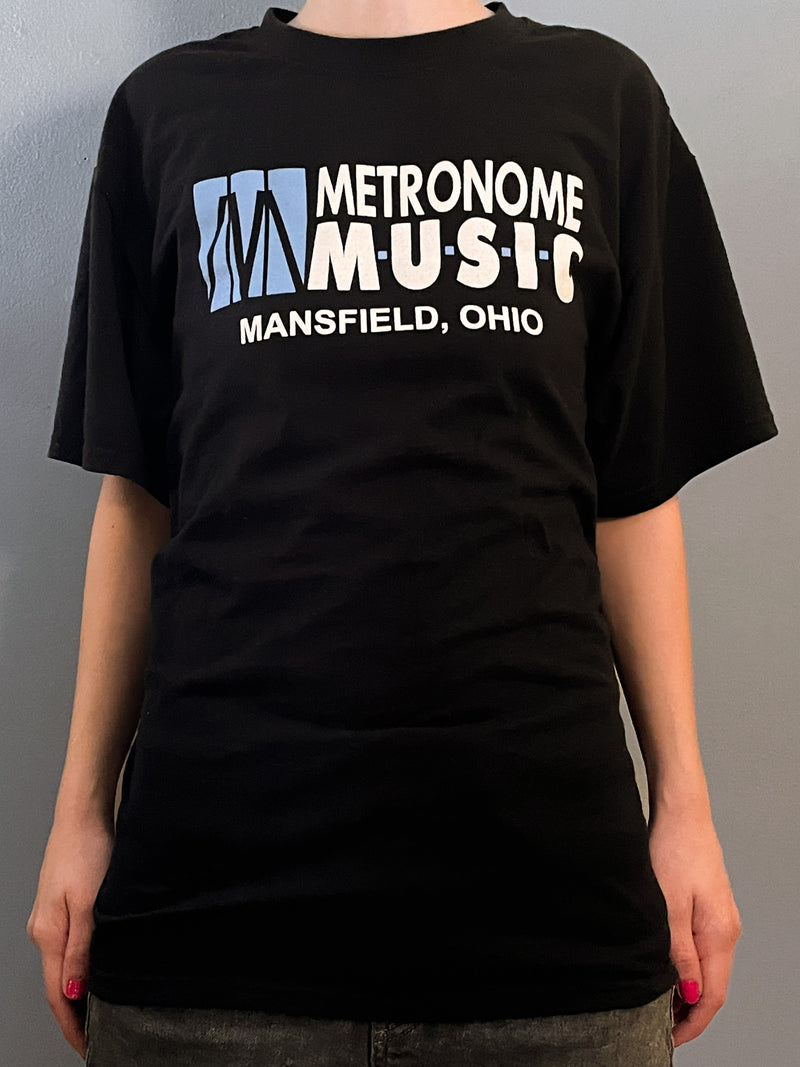 Metronome Music Logo T-Shirt, Black - Metronome Music Inc.