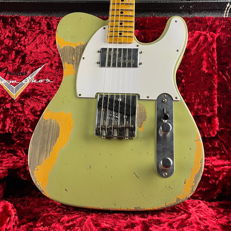 Fender Custom Shop '74/'51 Nocaster, Ron Thorn Masterbuilt- Appliance Green/Nocaster Blond (SOLD) - Metronome Music Inc.