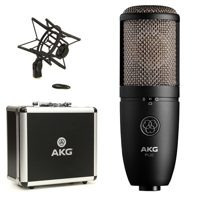 AKG P420- High-performance dual-capsule true condenser microphone - Metronome Music Inc.