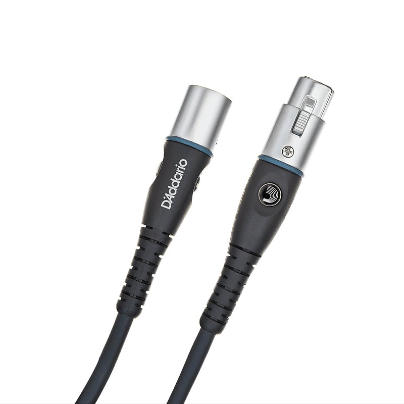 D'Addario Custom Series Microphone Cable XLR male to XLR female- 10ft - Metronome Music Inc.