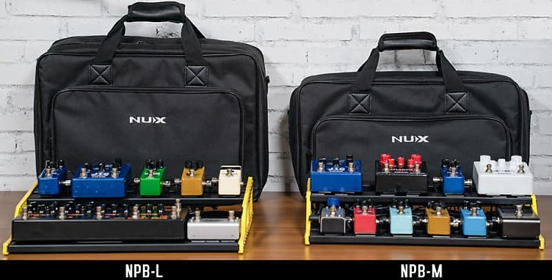 NuX Bumblebee Large Pedalboard w/Bag- NPB-L - Metronome Music Inc.