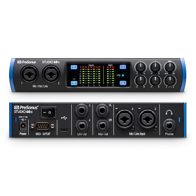 PreSonus Studio 68c USB-C Compatible- Audio Interface