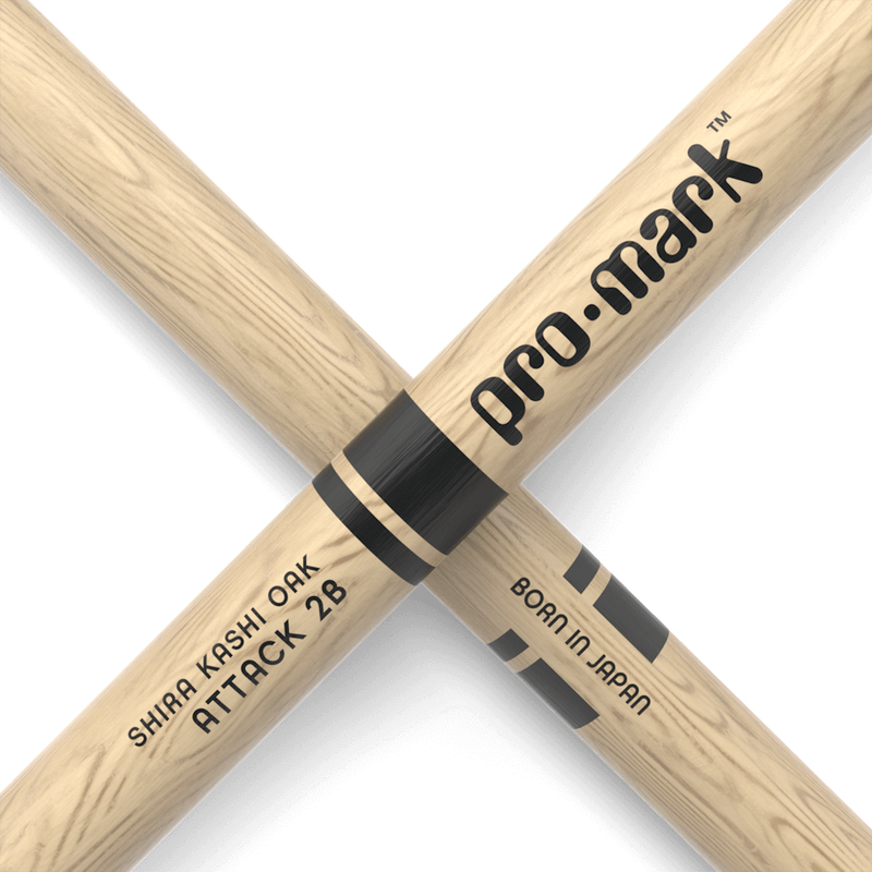 ProMark Classic Attack 2B, Shira Kashi Oak, Wood Tip - Metronome Music Inc.