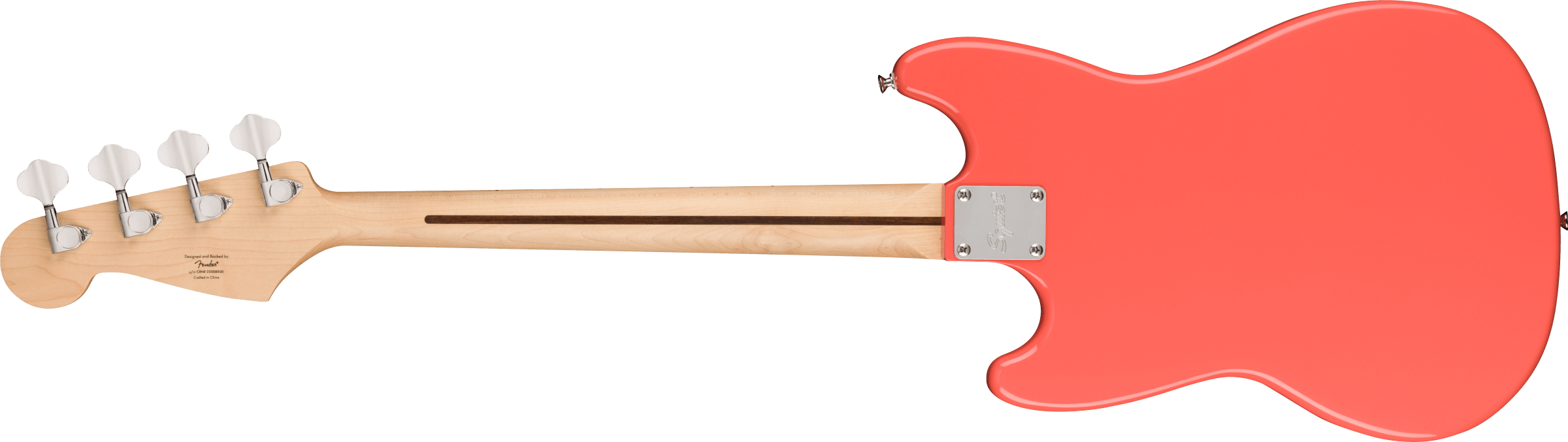 Squier Sonic Bronco Bass - Tahitian Coral