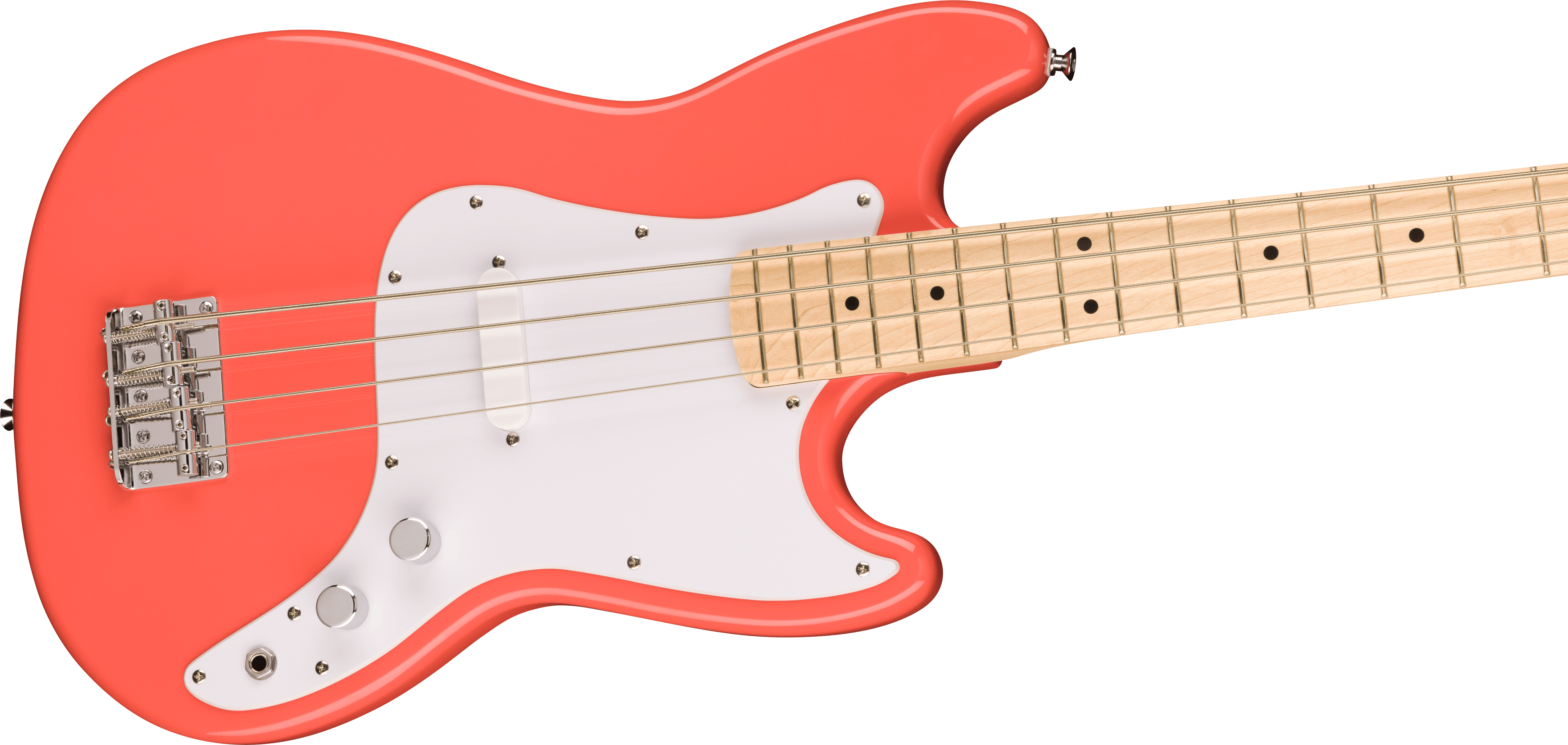 Squier Sonic Bronco Bass - Tahitian Coral