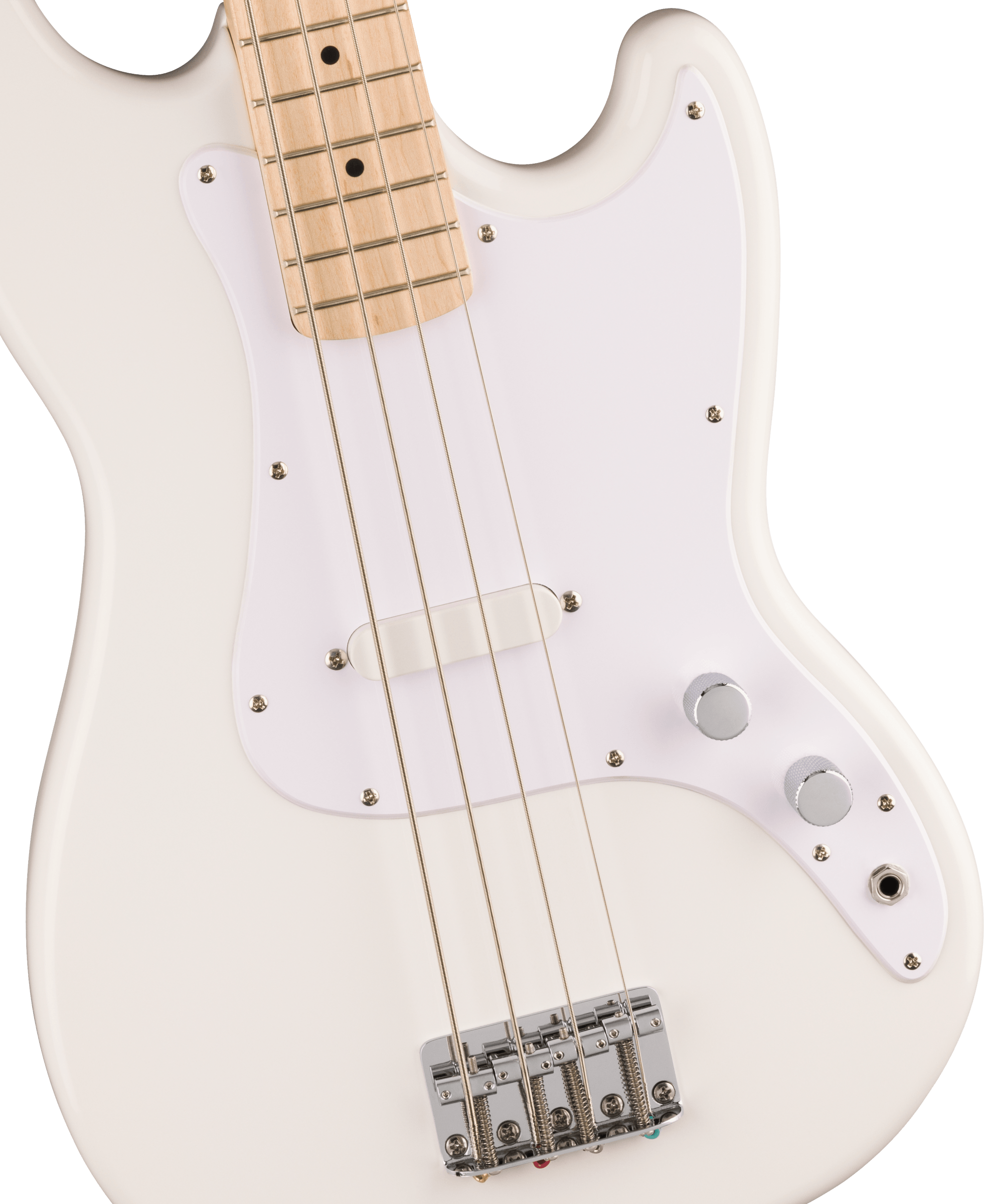 Squier Sonic Bronco Bass, Maple - Arctic White