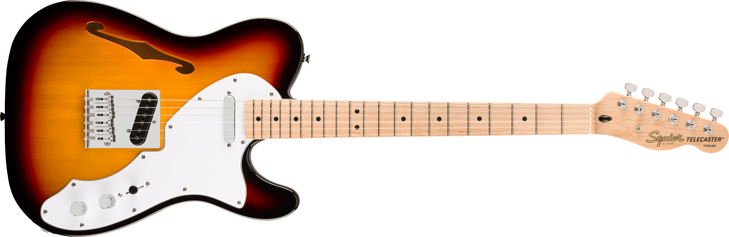 Squier Affinity Series Telecaster Thinline - 3-Color Sunburst