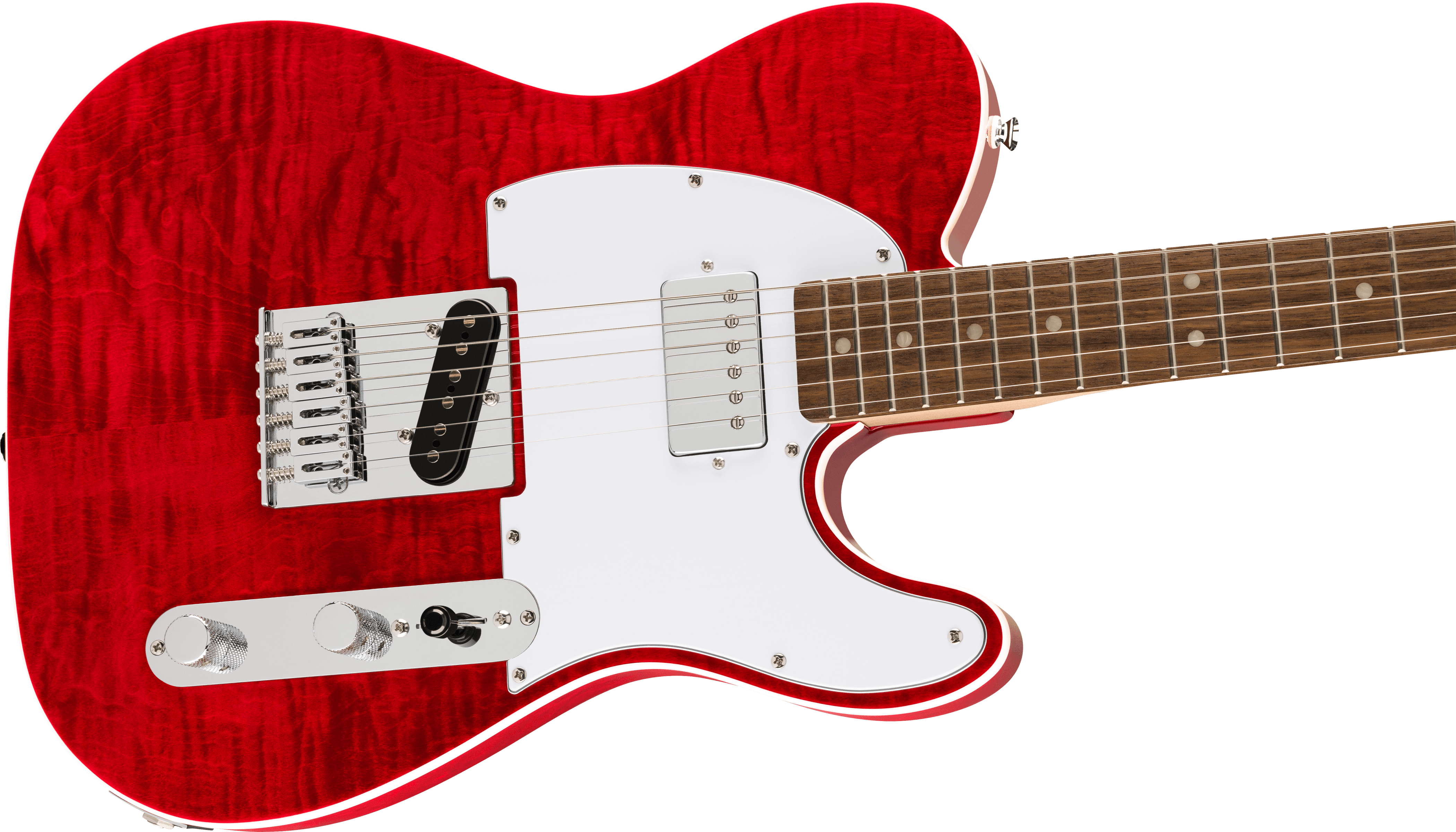 Squier Affinity Series Telecaster FMT SH - Crimson Red Transparent