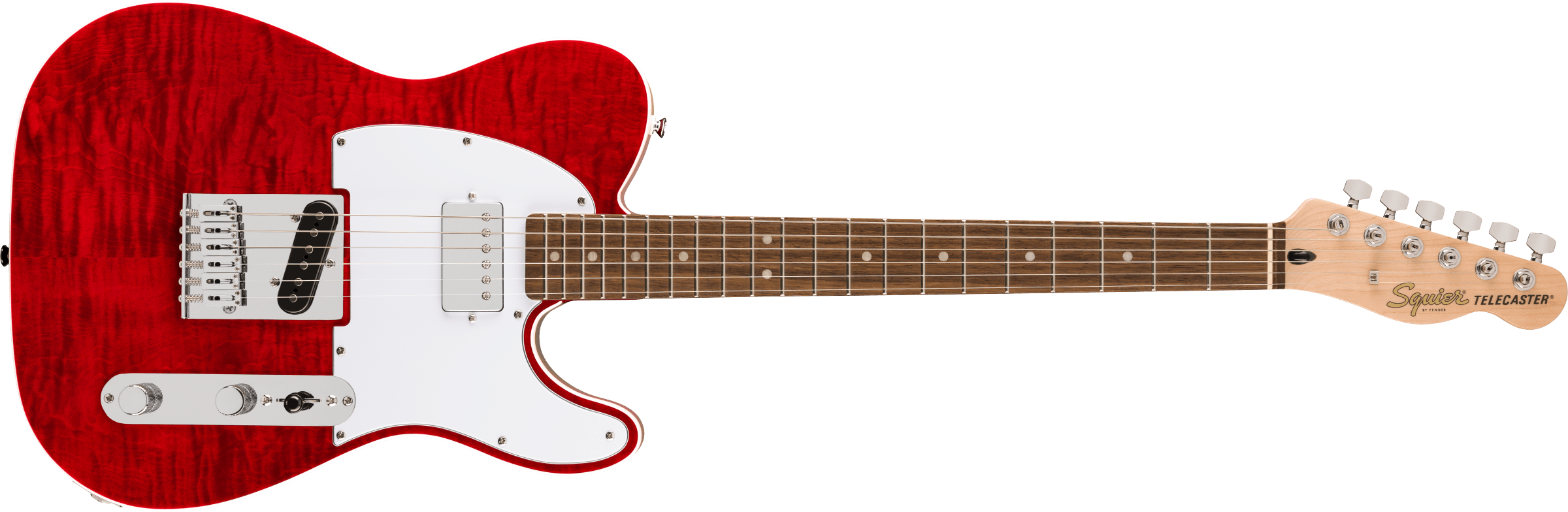 Squier Affinity Series Telecaster FMT SH - Crimson Red Transparent