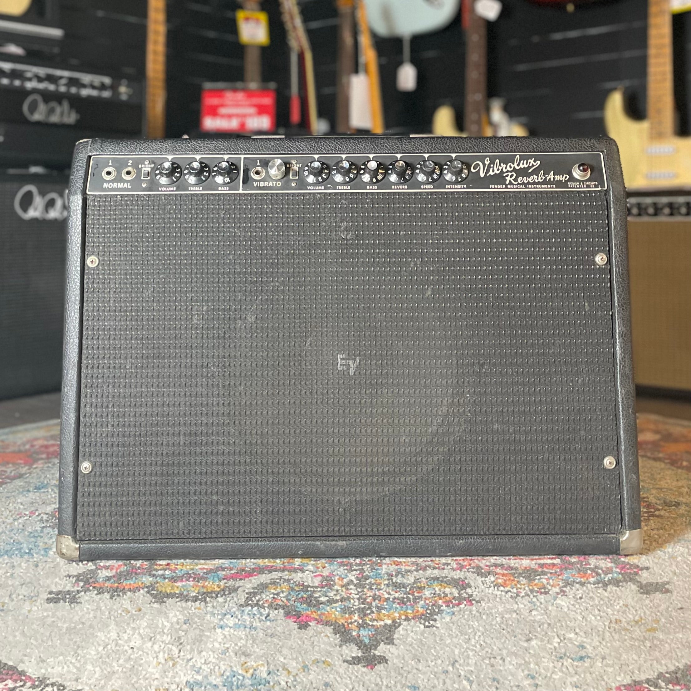 1966 Fender Vibrolux Reverb, Stage 2 Mod by Paul Rivera - Owned by Marty Lee Hoenes of Donnie Iris and the Cruisers