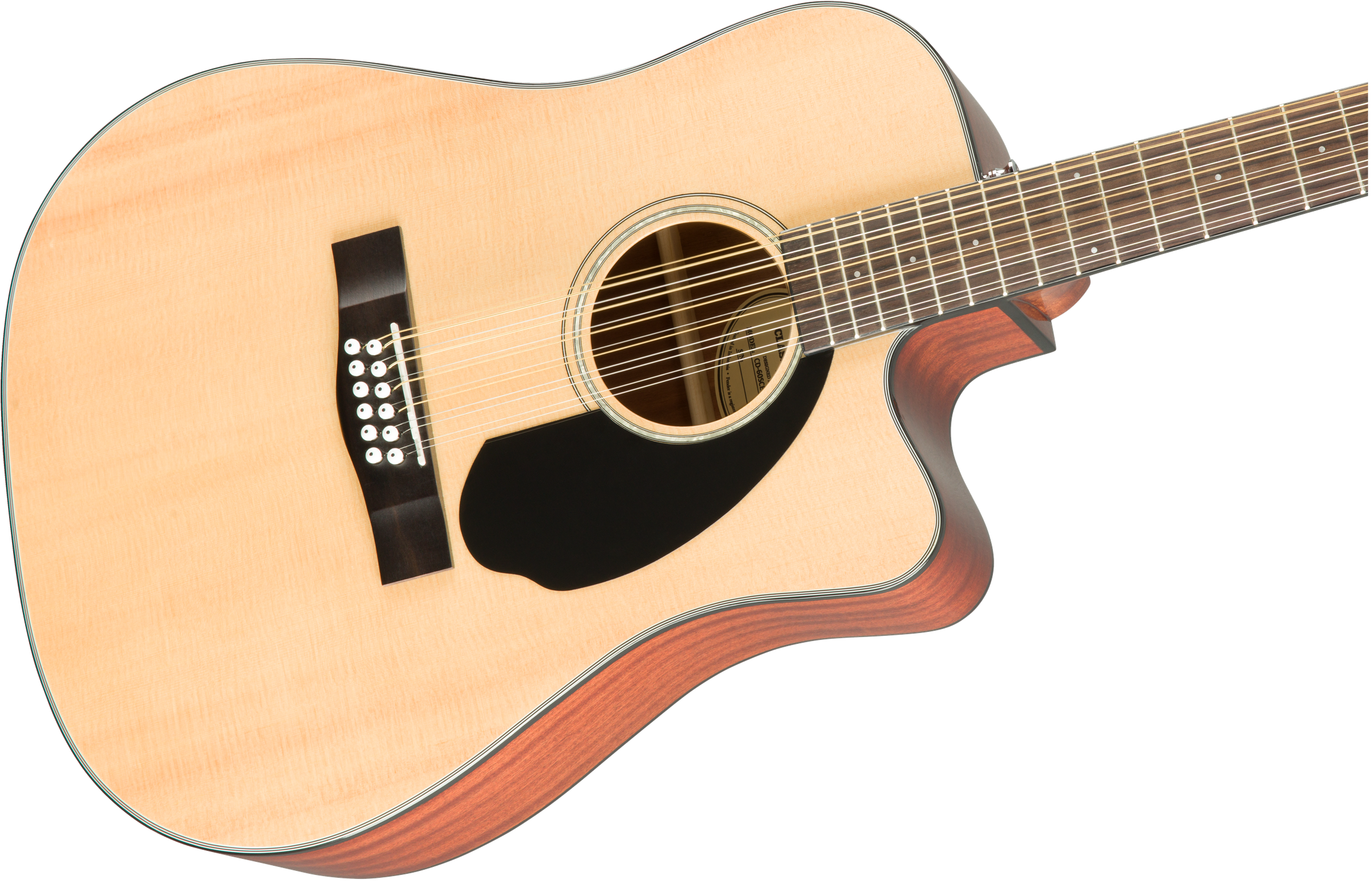 Fender CD-60SCE Dreadnought, 12-String - Natural