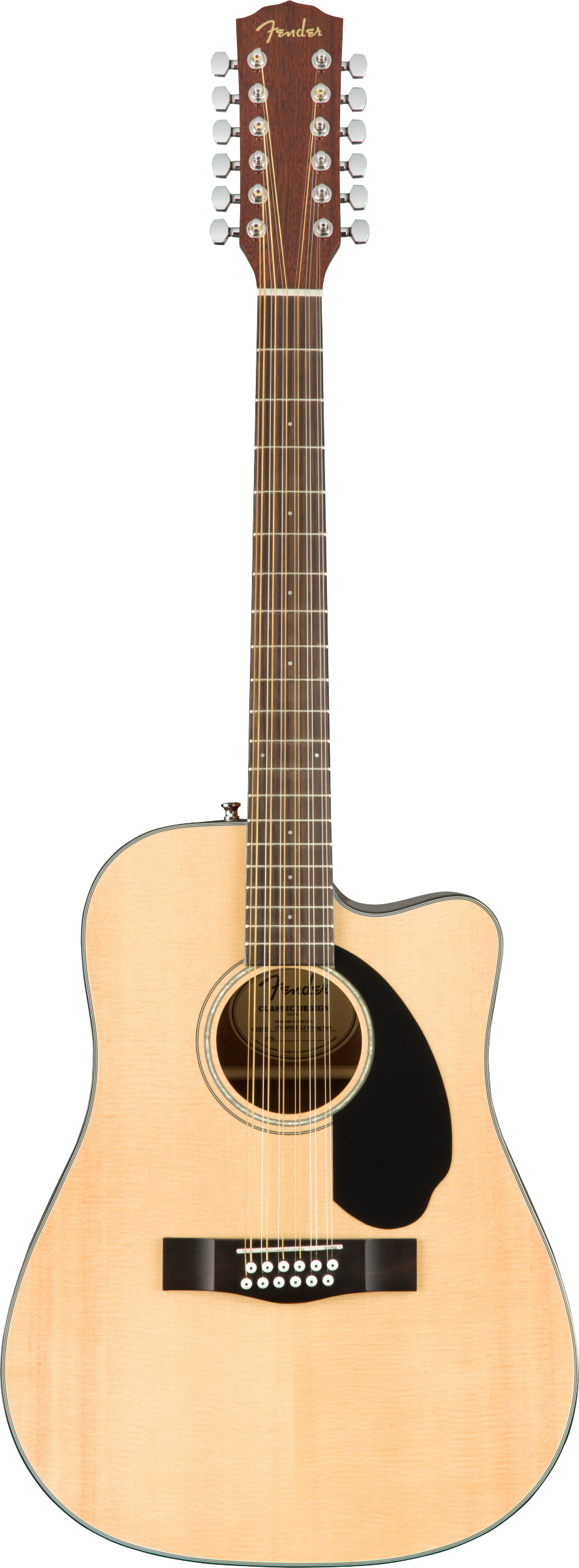 Fender CD-60SCE Dreadnought, 12-String - Natural