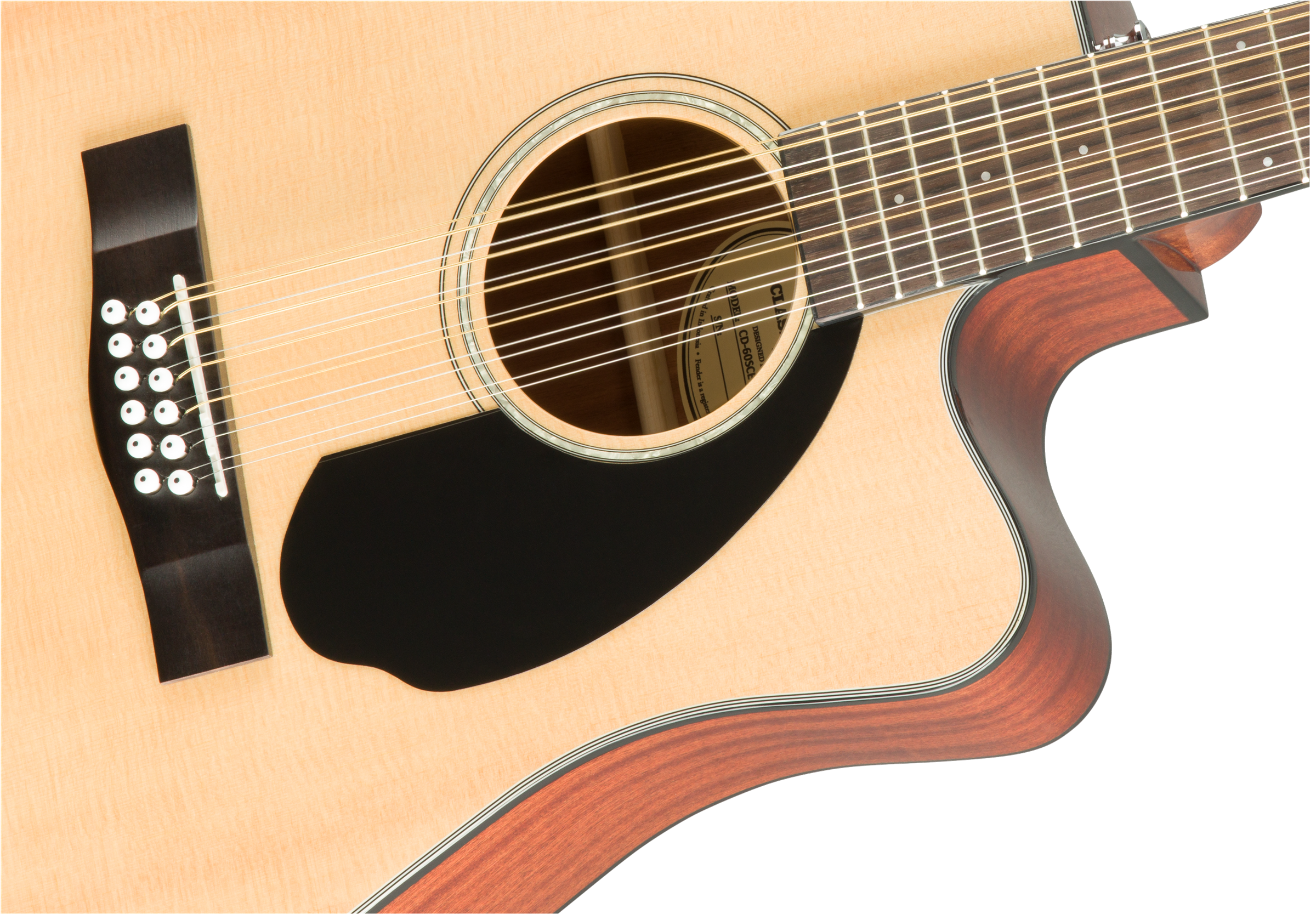 Fender CD-60SCE Dreadnought, 12-String - Natural