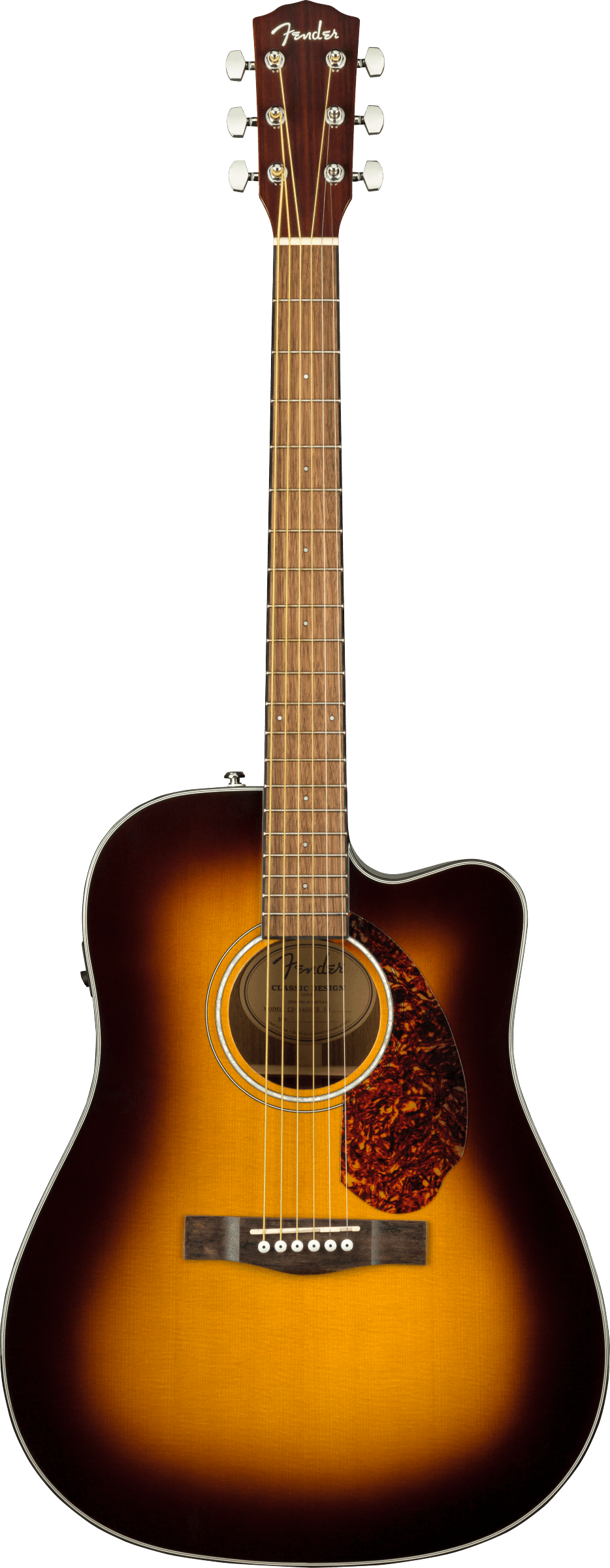 Fender CD-140SCE Dreadnought w/Case - Sunburst