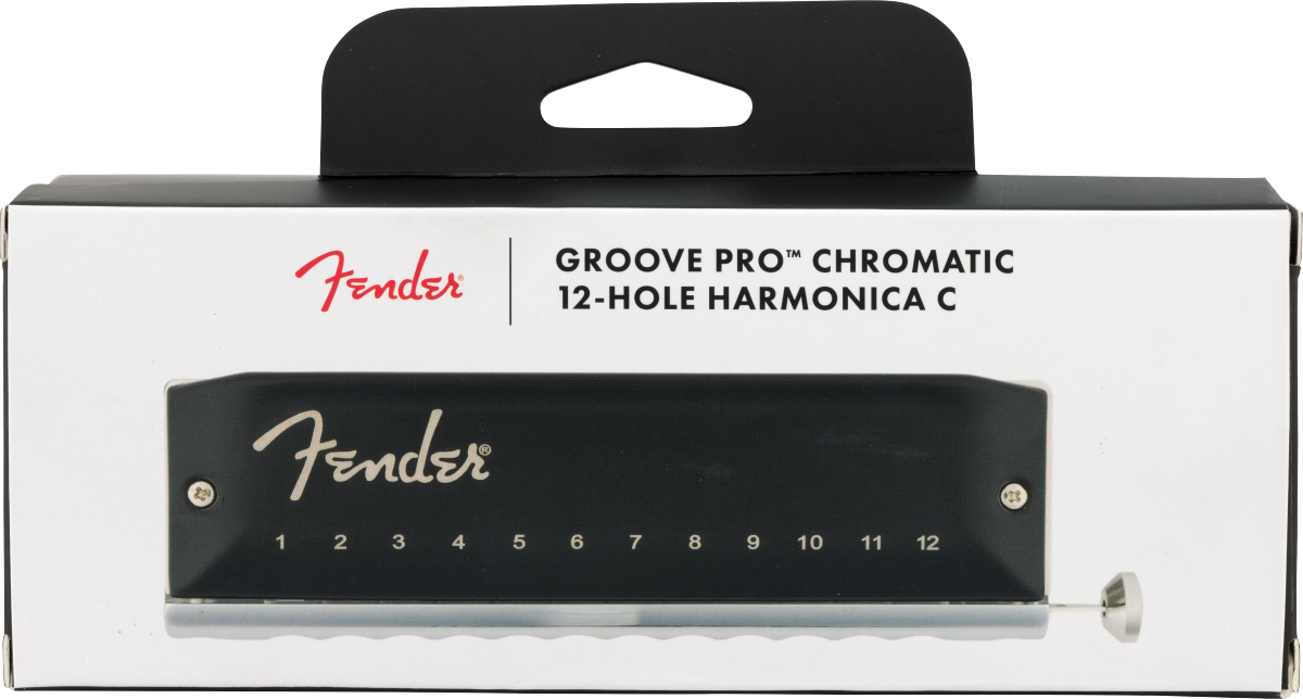 Fender Groove Pro Chromatic 12-Hole Harmonica, Key of C