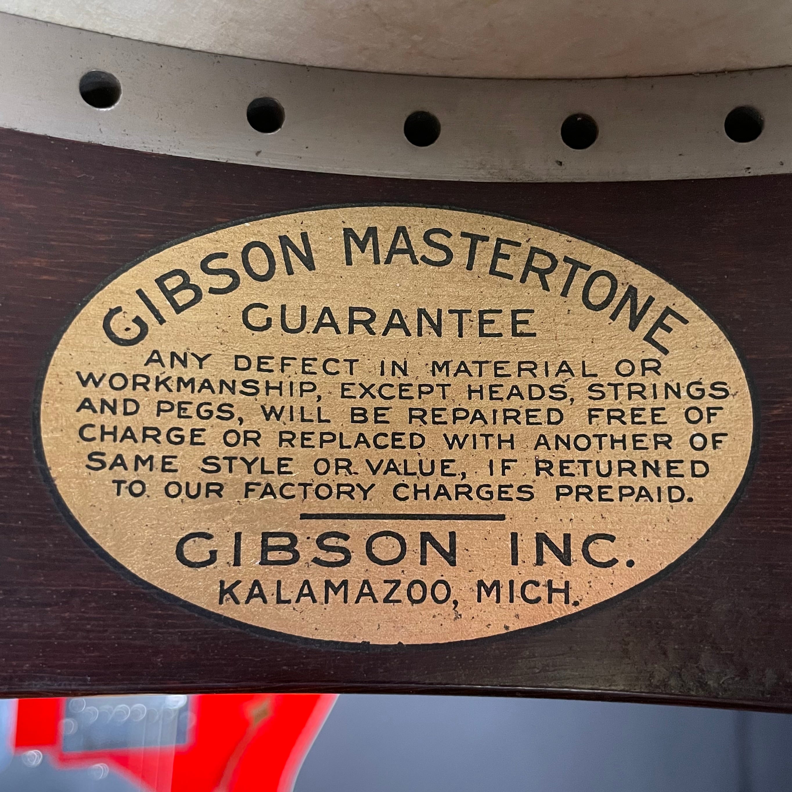 Gibson MB-3 "Mastertone" Mandolin Banjo 1929 (SOLD)