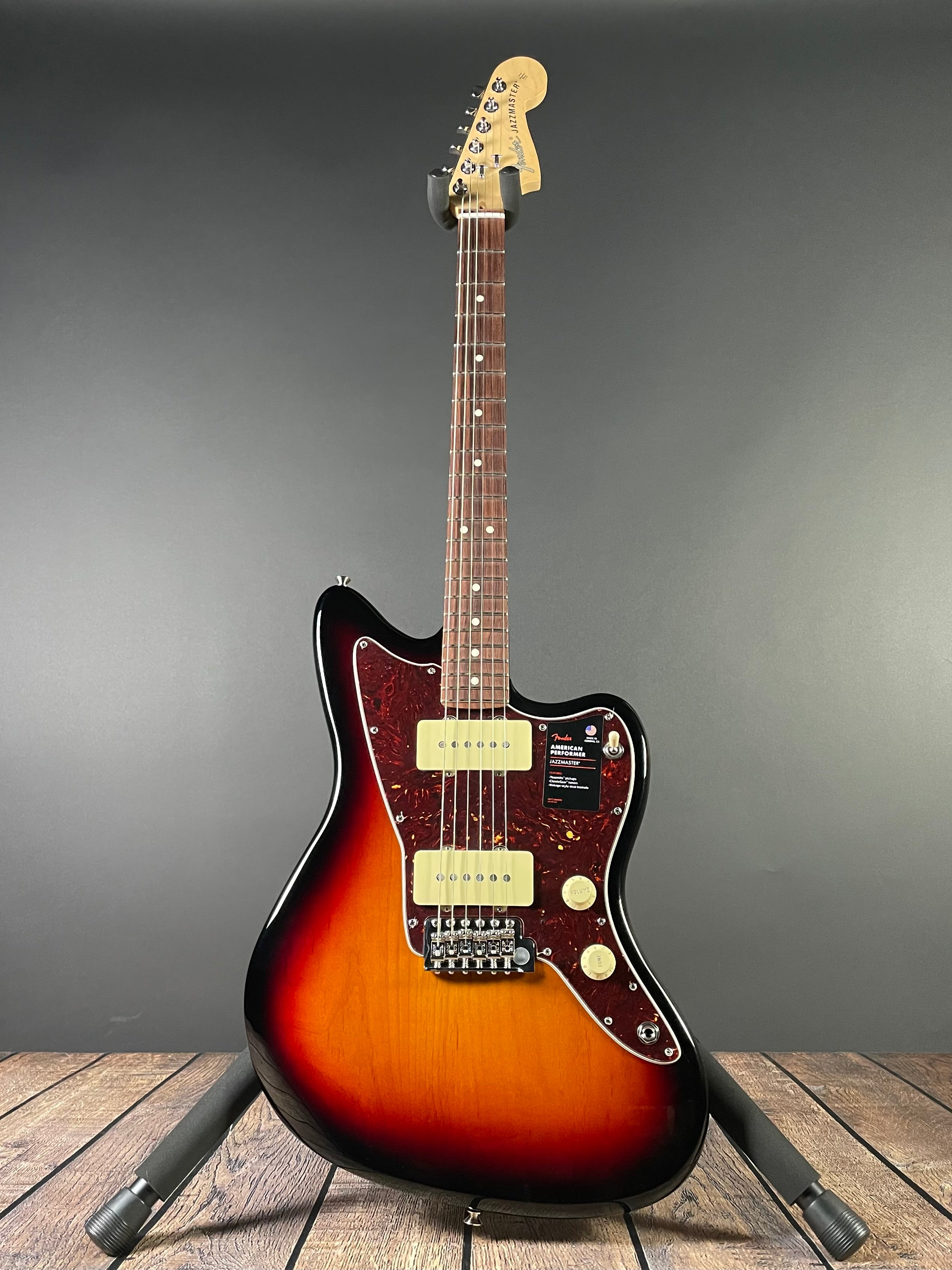 Fender American Performer Jazzmaster, Rosewood- 3-Tone Sunburst