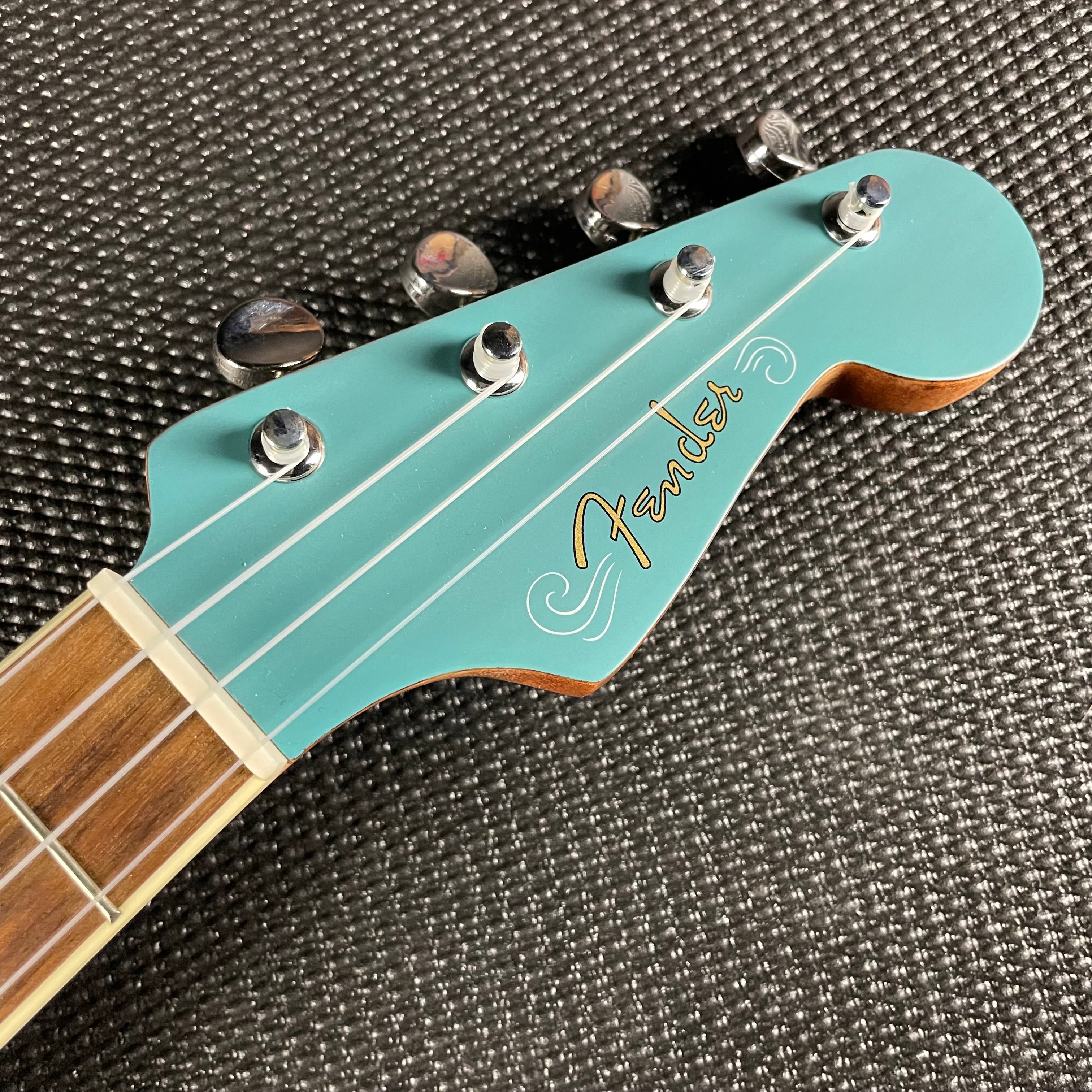 Fender Dani Harrison Tenor Ukulele- Turquoise - Metronome Music Inc.