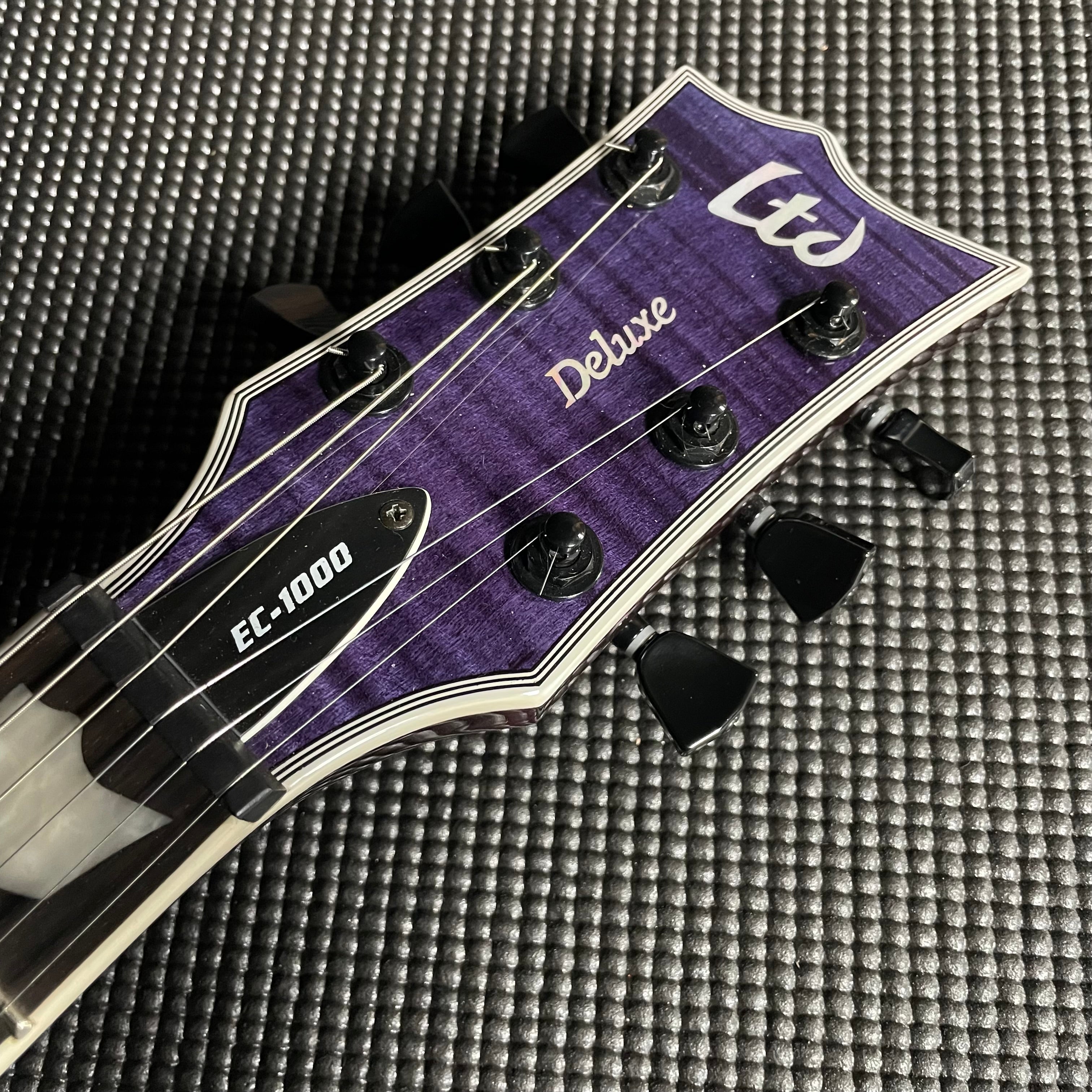 ESP LTD EC-1000 w/HSC - See-Thru Purple (2019)