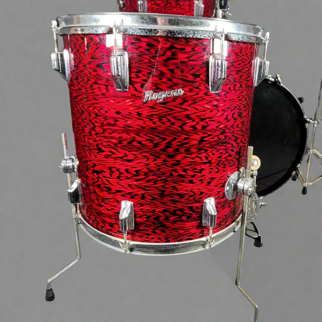 Rogers Holiday Swingtime Drum Kit, Fullerton - Red Onyx (Late 60s)