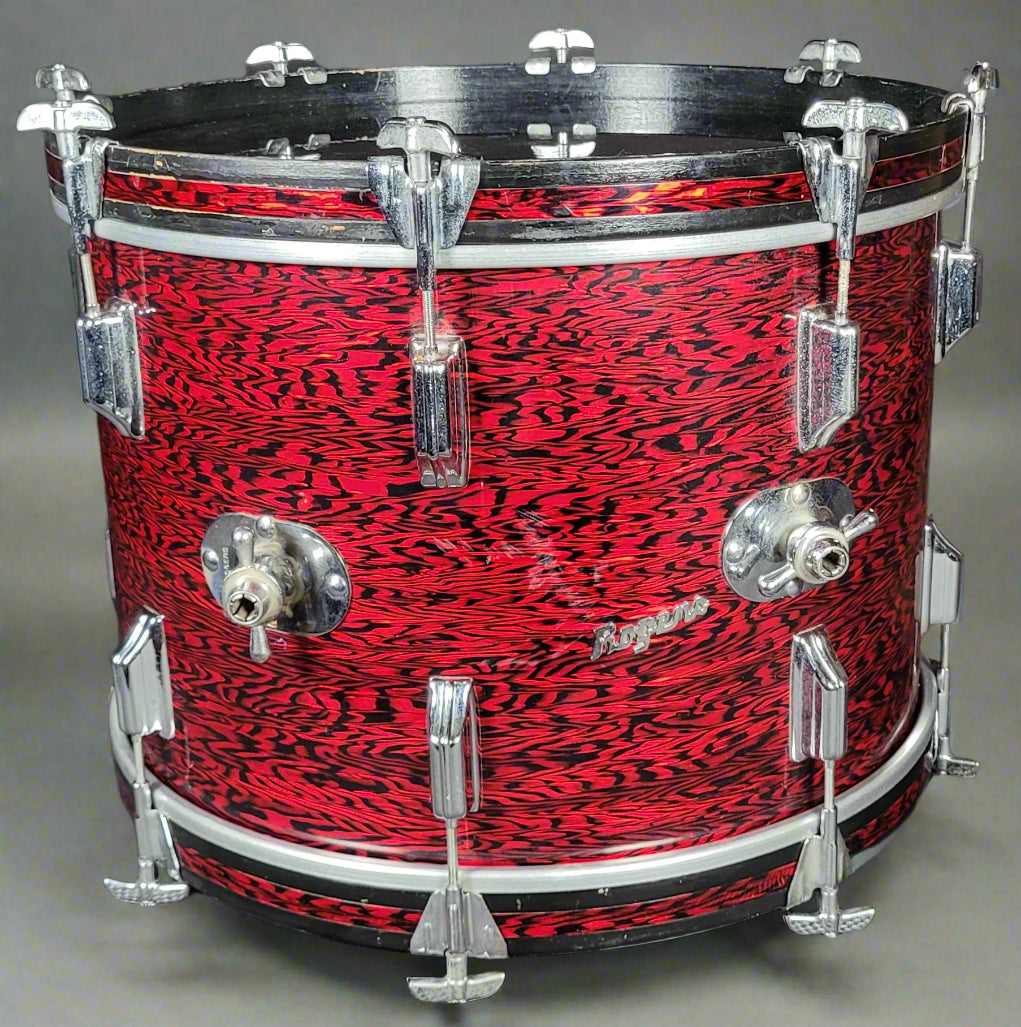 Rogers Holiday Swingtime Drum Kit, Fullerton - Red Onyx (Late 60s)