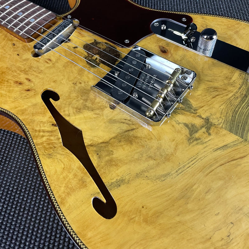 Fender Custom Shop Artisan Buckeye Double Esquire, NOS- Aged Natural (5lbs 5oz)