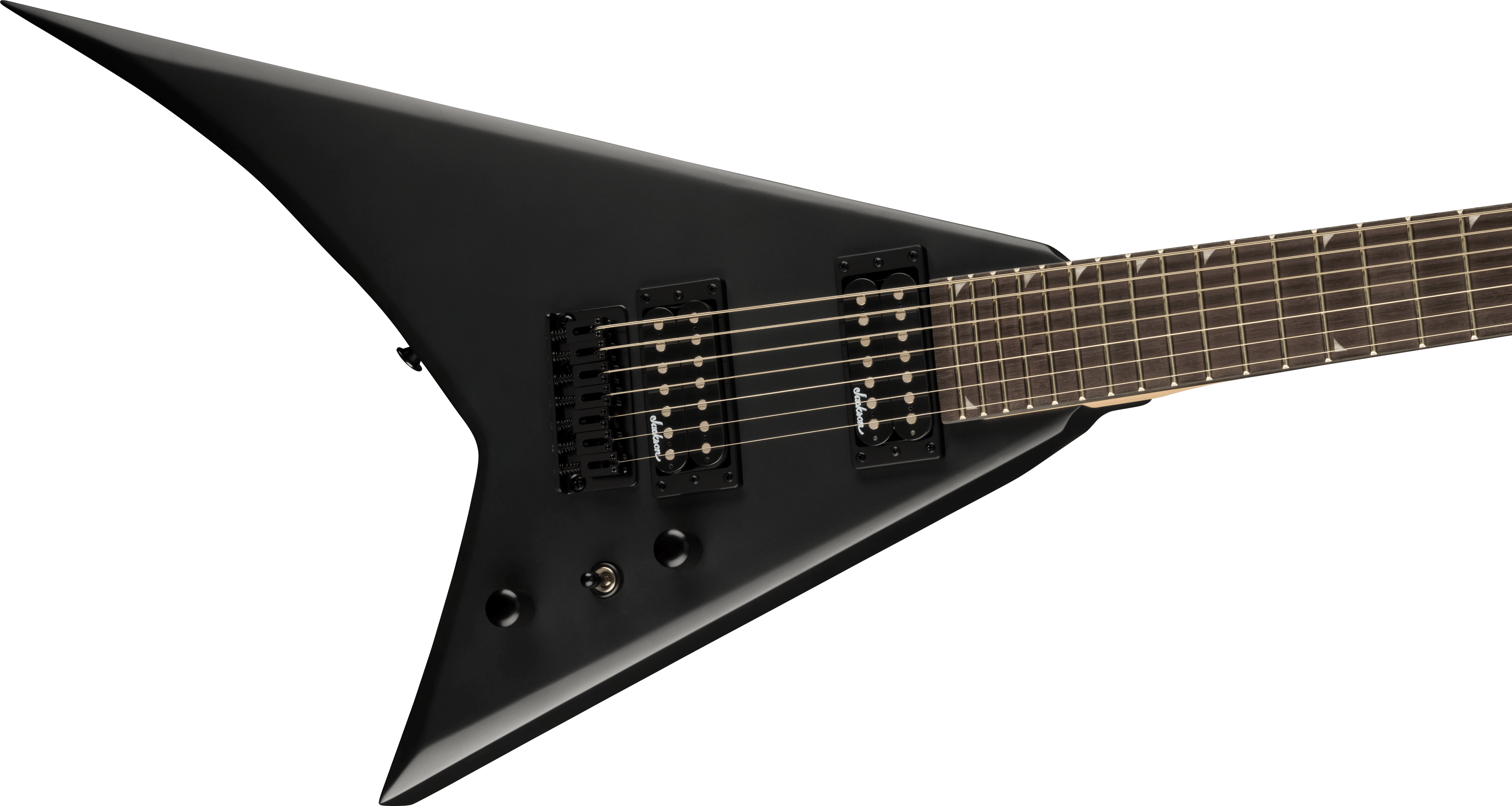 Jackson  JS Series Rhoads JS22-7 RR HT, Amaranth Fingerboard, Satin Black