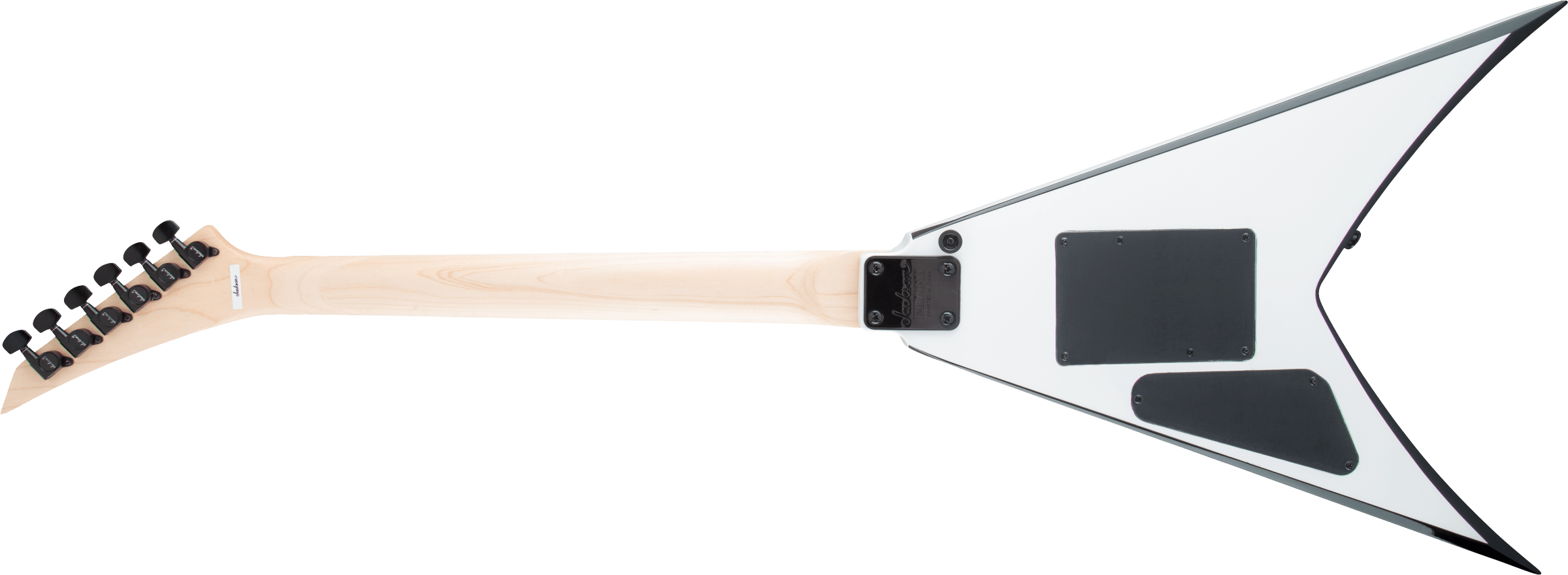 Jackson JS Series King V JS32, Amaranth Fingerboard, White with Black Bevels