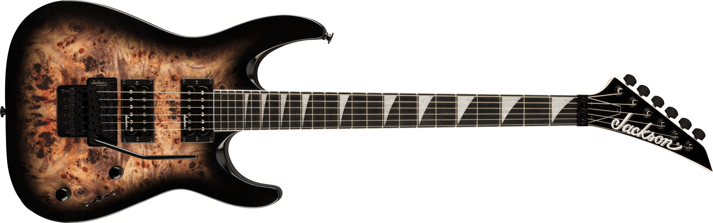 Jackson  JS Series Dinky JS32 DKAP, Amaranth Fingerboard, Transparent Black Burst