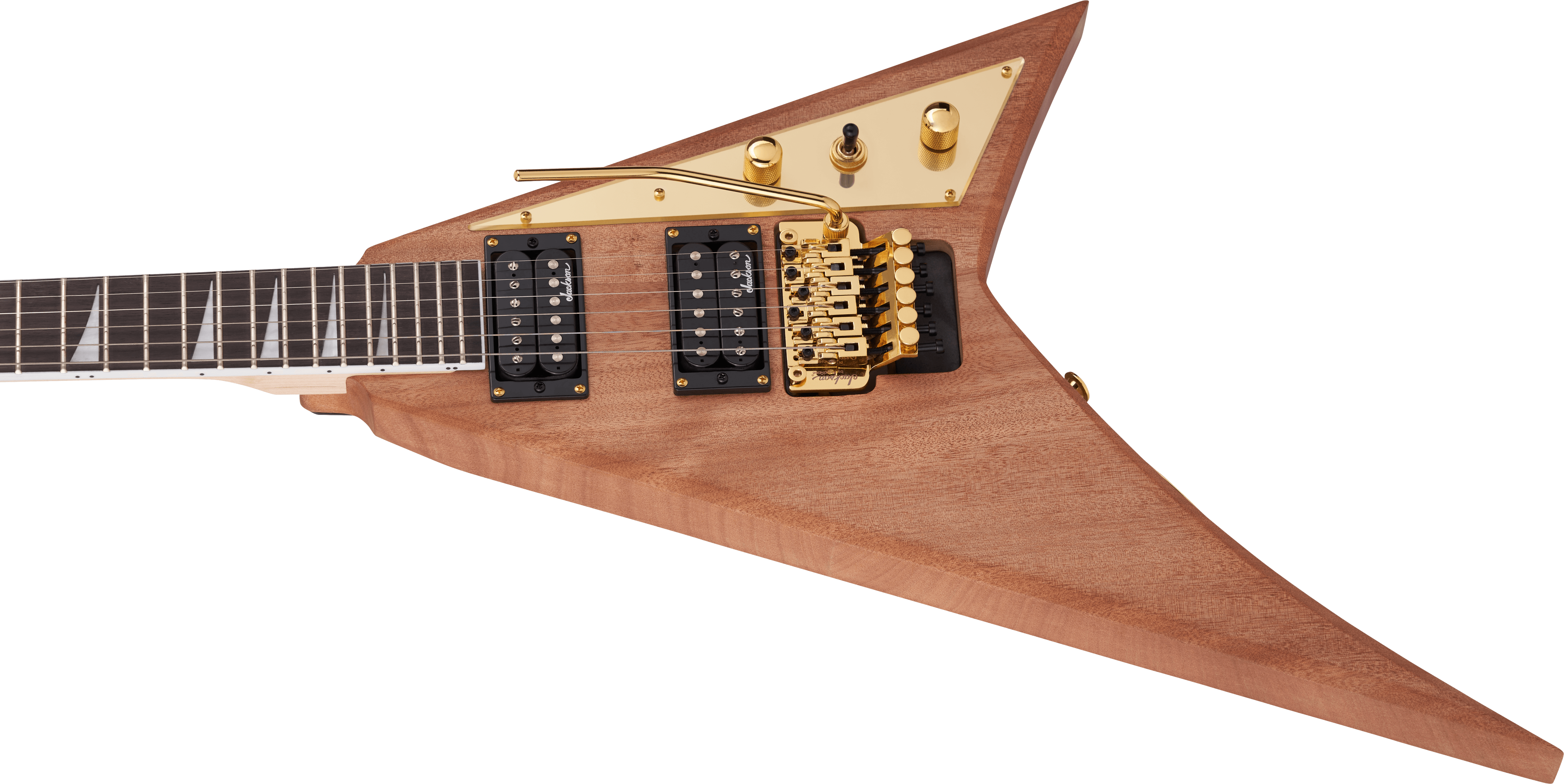 Jackson JS Series Rhoads MAH JS32, Amaranth Fingerboard, Natural