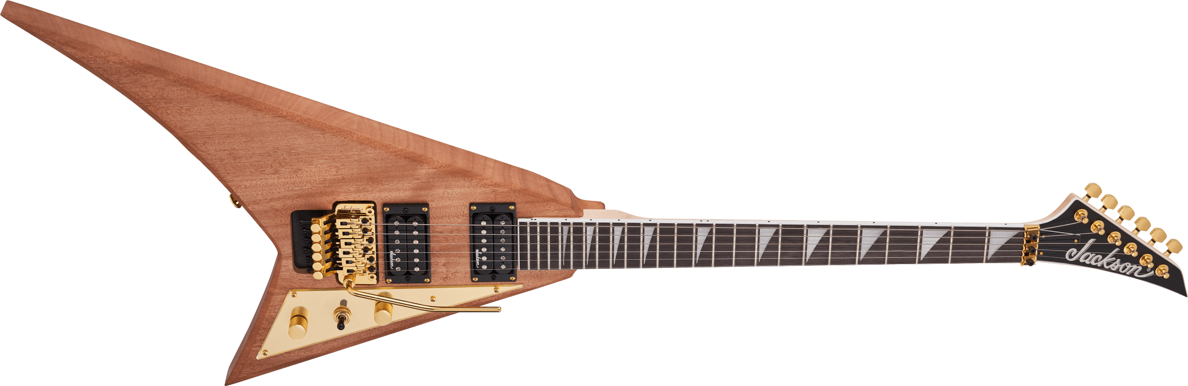 Jackson JS Series Rhoads MAH JS32, Amaranth Fingerboard, Natural