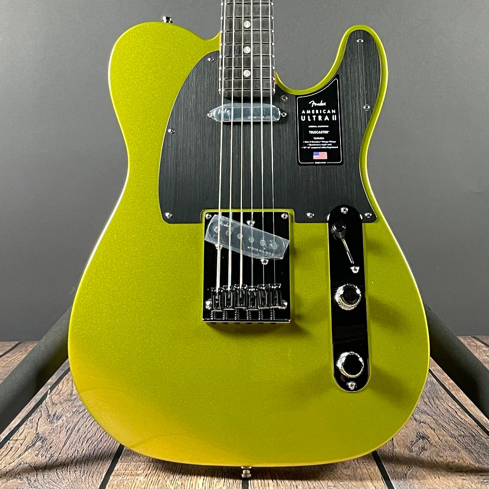 Fender American Ultra II Telecaster, Ebony - Solar Flare